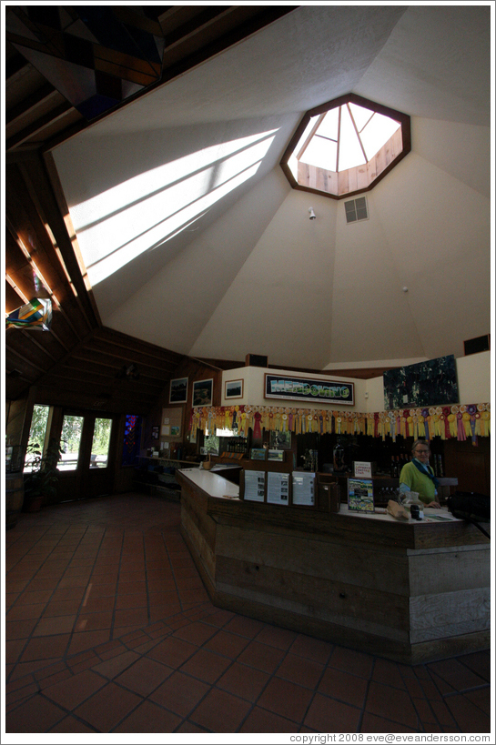 Tasting room.  Greenwood Ridge Vineyards.