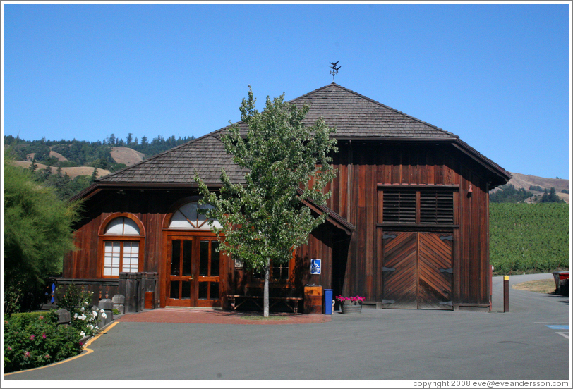 Tasting room.  Navarro Vineyards.