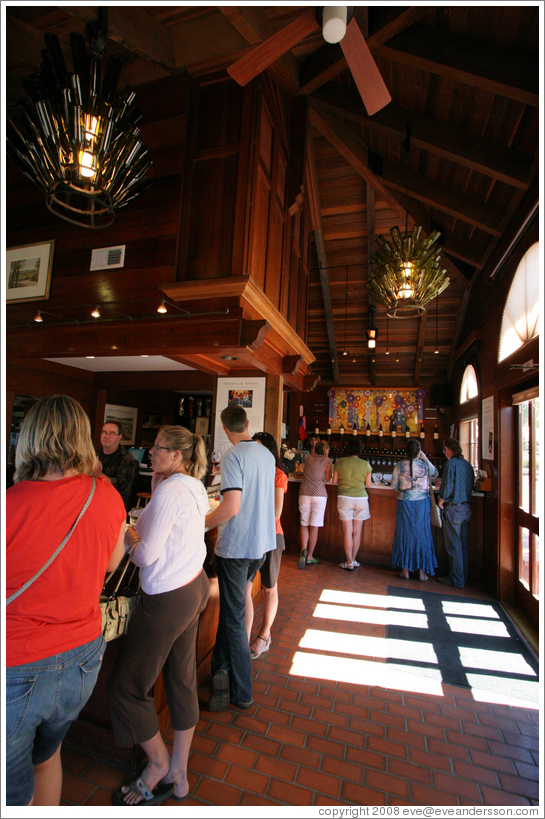 Tasting room.  Navarro Vineyards.