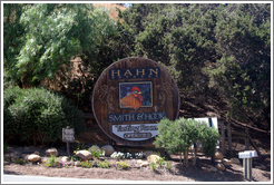 Entrance. Hahn Estates Winery.