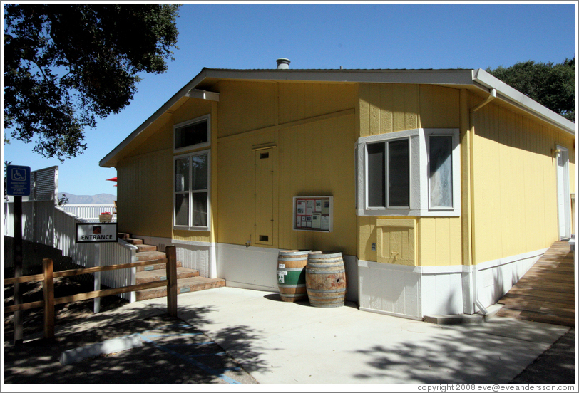 Tasting room.  Hahn Estates Winery.