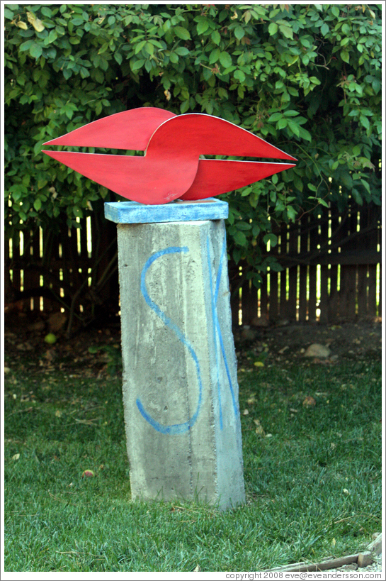 Sculpture by Toby Heller.  Heller Estate.