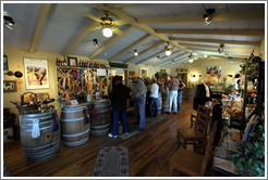 Tasting room.  Heller Estate.