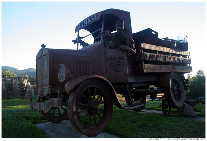 Truck.  Calistoga Mineral Water Company.