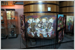 Paintings by Jim Stallings, Artist in Residence at Clos Pegase Winery.