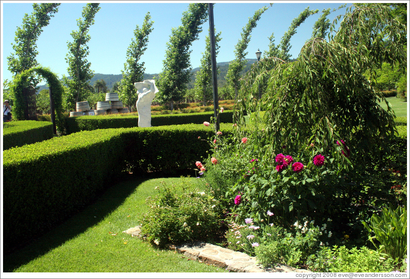 Garden.  Peju Province Winery.