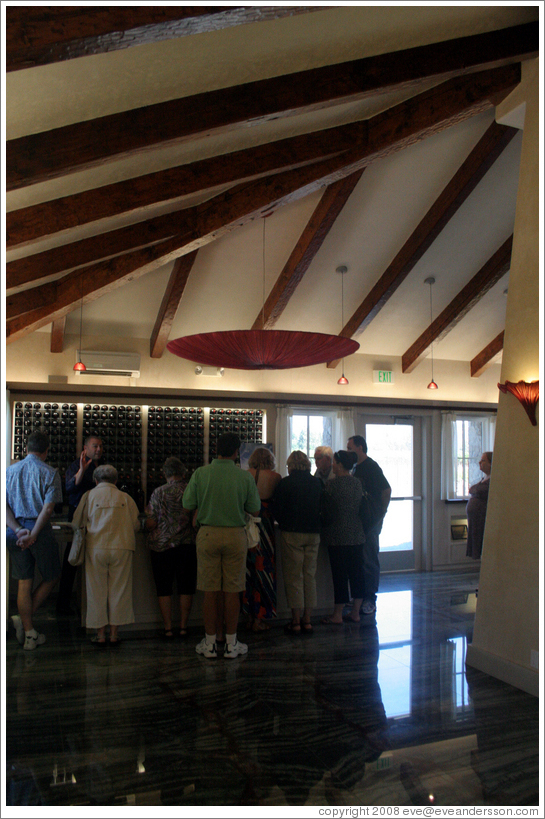 Tasting room.  Peju Province Winery.
