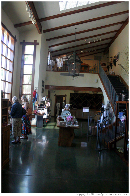 Tasting room.  Peju Province Winery.