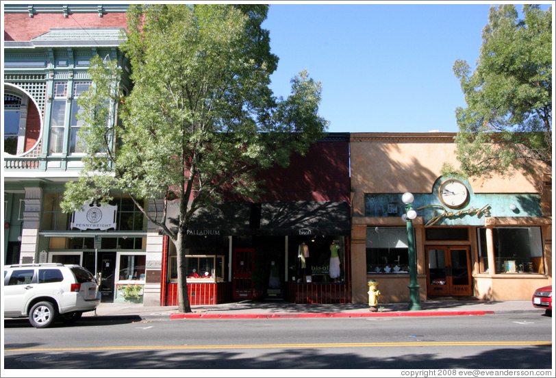 Main St.  Downtown St. Helena.