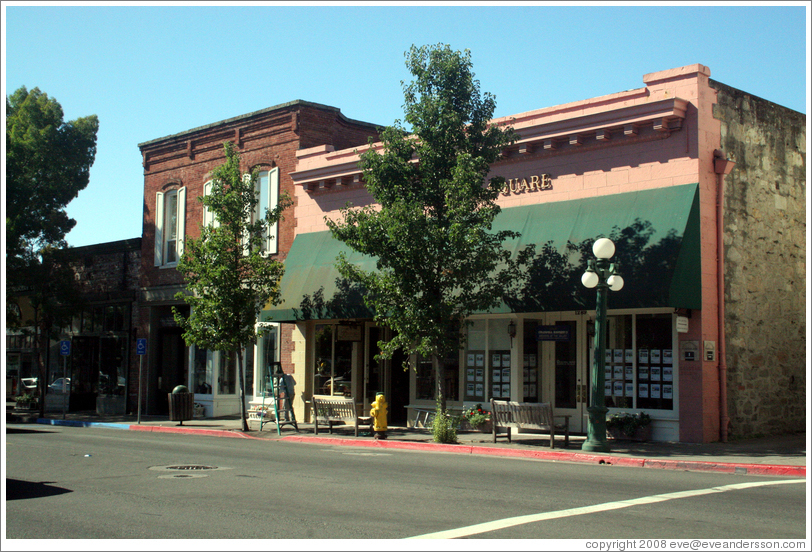 Main St.  Downtown St. Helena.