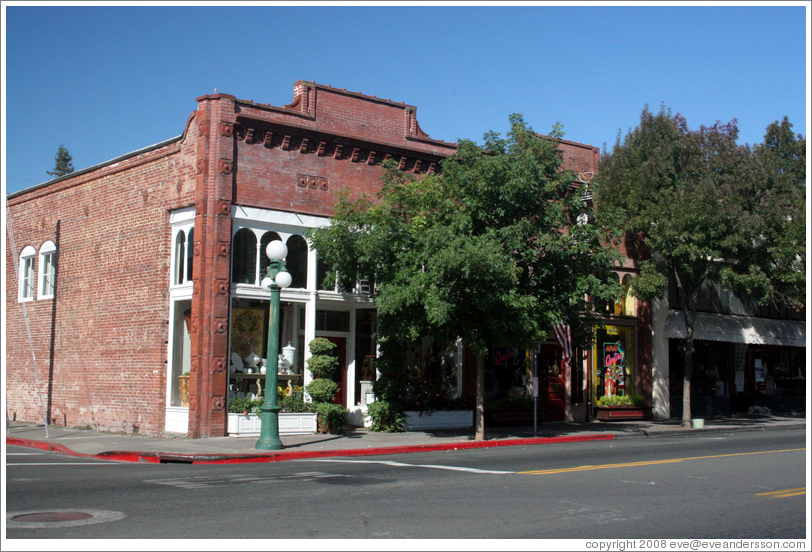 Main St.  Downtown St. Helena.