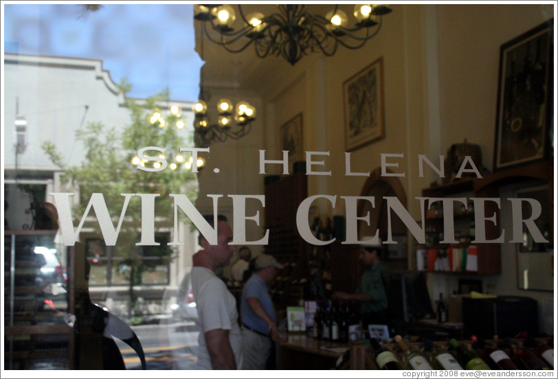 St. Helena Wine Center.