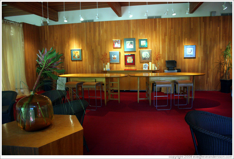 Art gallery.  St. Sup&eacute;ry Winery.