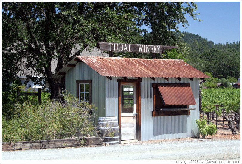 Tudal Winery shed.