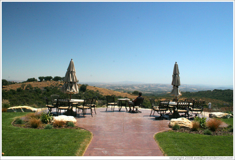 Picnic area.  Calcareous Vineyard.