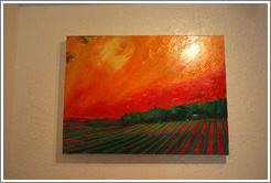 Terroir painting by Gary Carmody Conway.  Carmody McKnight Estate.