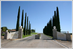 Entrance.  EOS Estate Winery.