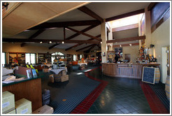 Tasting room.  EOS Estate Winery.