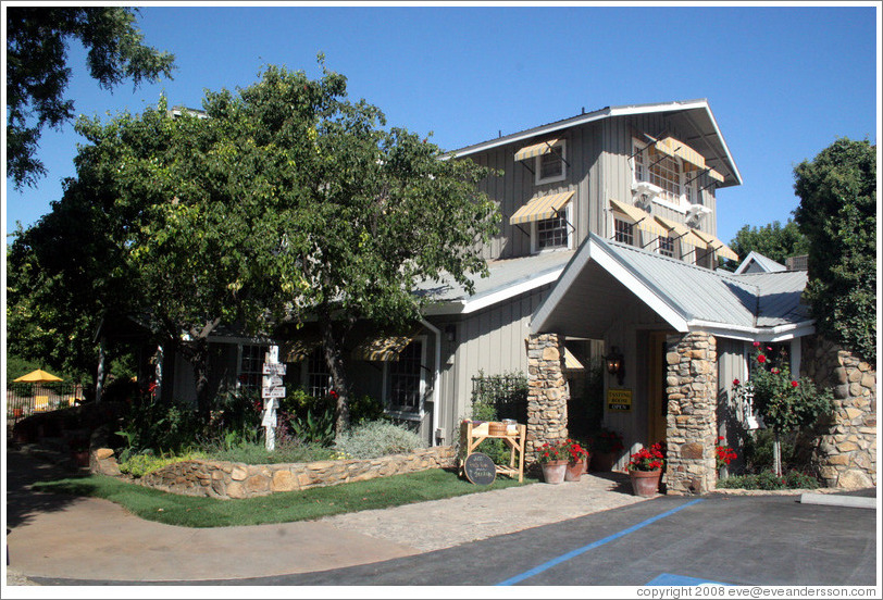 Tasting room.  Justin Vineyards and Winery.