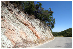 Calcareous soil typical of Western Paso Robles.