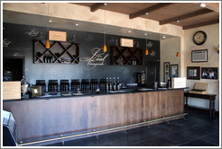 Tasting room.  L&eacute;al Vineyards.