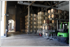 Barrels.  Pietra Santa Winery