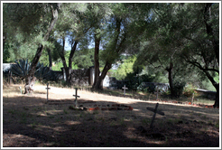 Cemetery.  San Juan Bautista Mission.