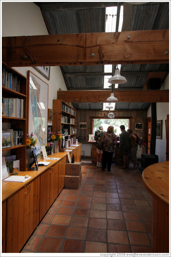 Tasting room.  Alma Rosa Winery and Vineyards.