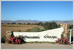 Sign.  Cottonwood Canyon Vineyard and Winery.