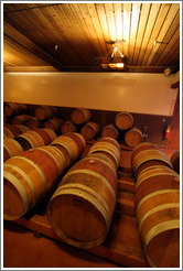 Barrels.  Gainey Vineyard.