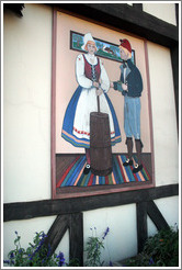 Picture of butter churner.  Downtown Solvang.