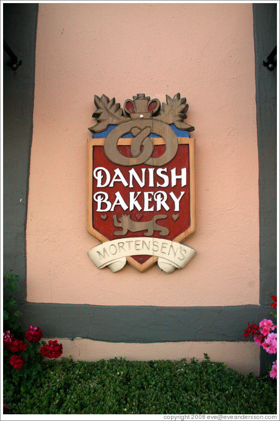 Mortensen's Danish Bakery.  Downtown Solvang.