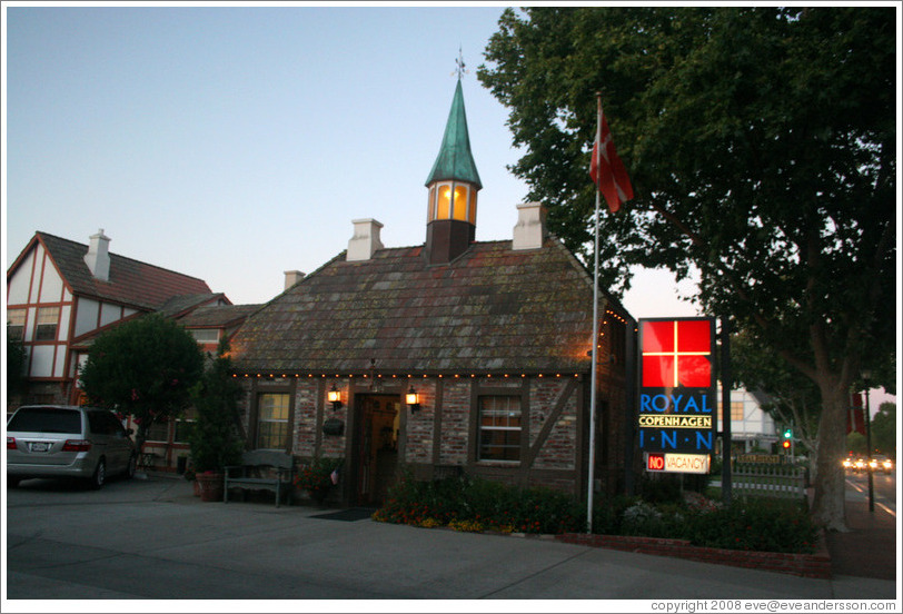 Royal Copenhagen Inn.  Downtown Solvang.