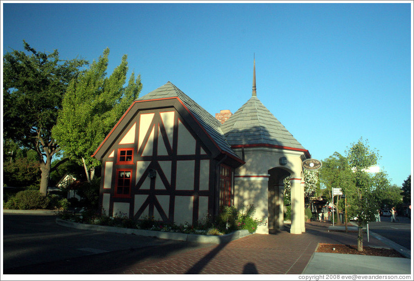Visitor information center.  Downtown Solvang.