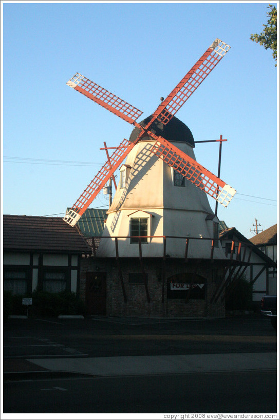 Windmill for lease.  Downtown Solvang.