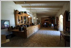 Tasting room.  Sunstone Vineyards and Winery.