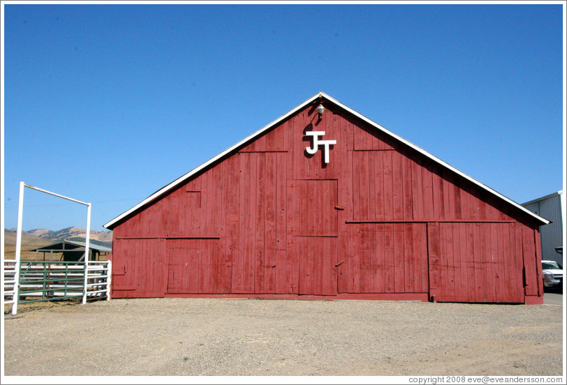 JT barn.  Tres Hermanas Winery.