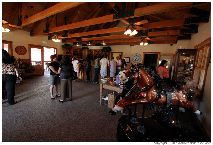 Tasting room.  Tres Hermanas Winery.