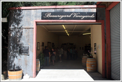 Tasting room.  Beauregard Vineyards.