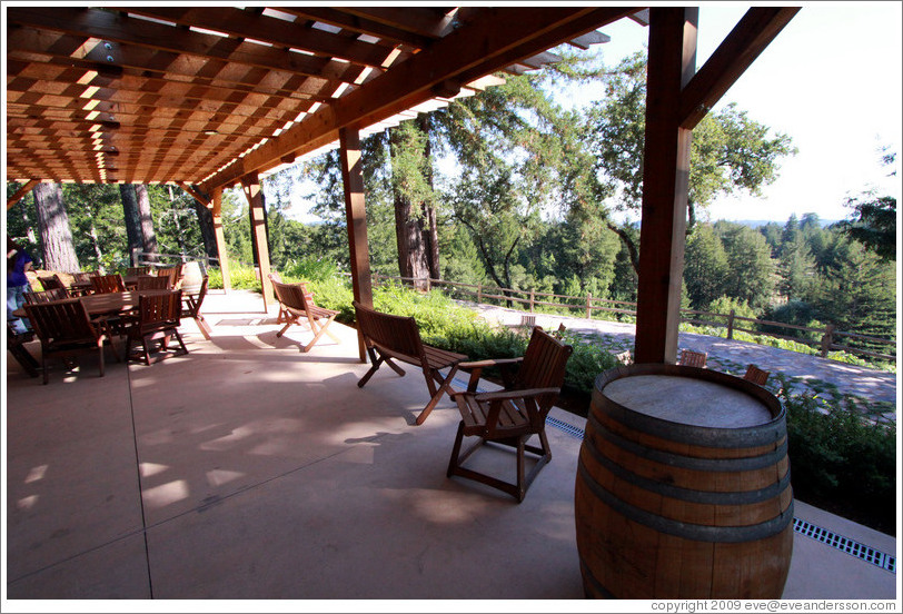 Tasting area, Heart O' The Mountain winery.