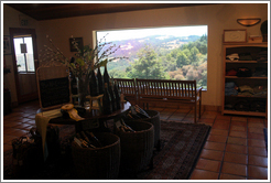 Tasting room.  Thomas Fogarty Winery.