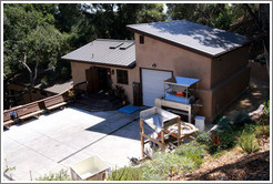 Exterior of the tasting room, Vine Hill Winery.