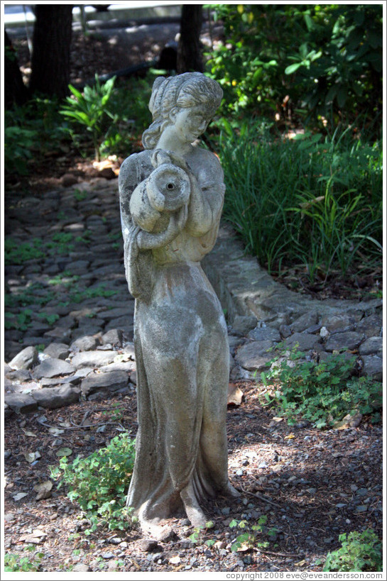 Nymph.  Bruno's Nymph Garden.  Benziger Family Winery.
