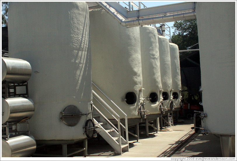 Tanks.  Benziger Family Winery.