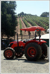 Tractor.  Benziger Family Winery.