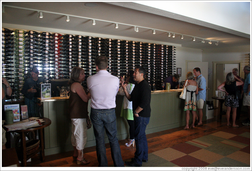 Tasting room.  DeLoach Vineyards.