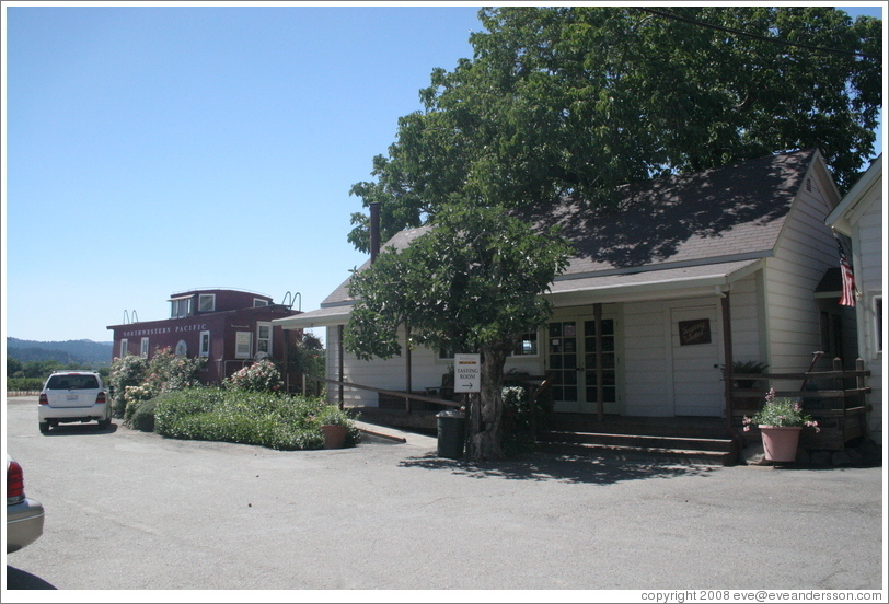 Tasting room.  Foppiano Vineyards.