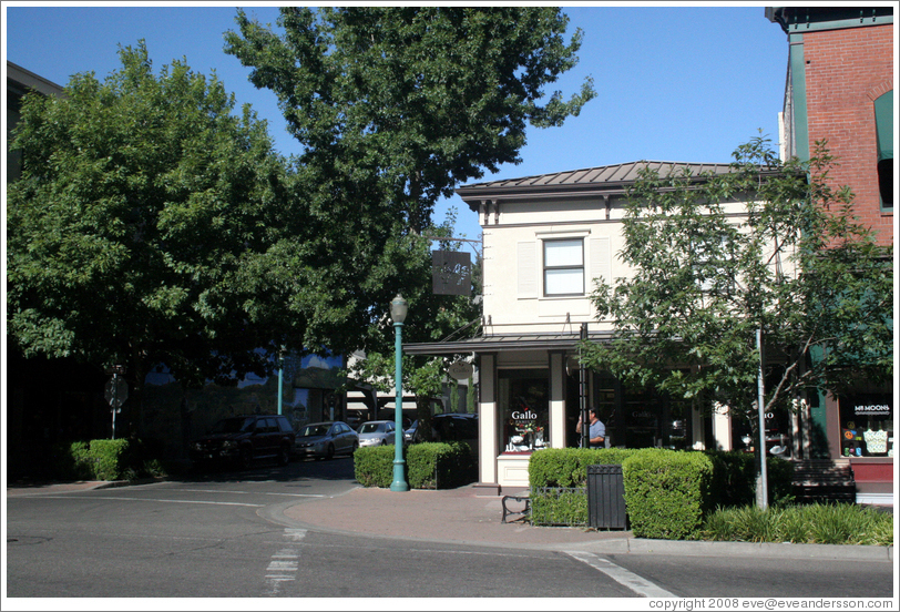 Gallo Tasting Room.  Downtown Healdsburg.