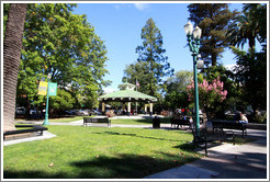 Healdsburg Plaza Park.