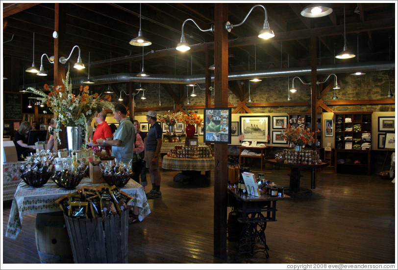 Tasting room.  Hop Kiln Winery.